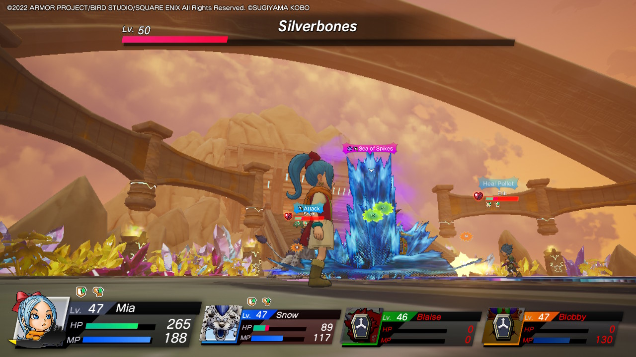 DQ Treasures - Sea of Spikes