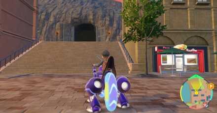 At the Pokemon League HQ Cave - Pokemon Scarlet and Violet (SV)