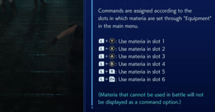 Crisis Core Reunion - Materia Slots