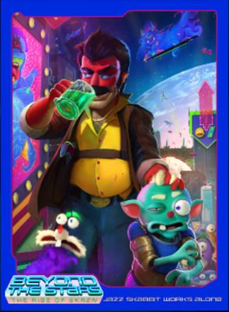 High on Life - Beyond the Stars II #3 - Jazz Skabbit Works Alone Trading Card