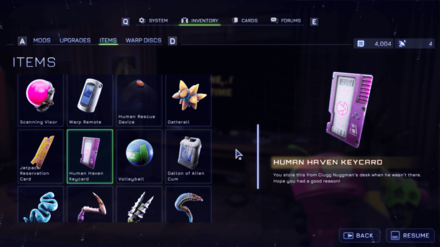 High on Life - Human Haven Keycard