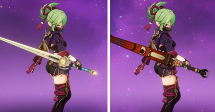 Genshin - Toukabou Shigure on Kuki Shinobu