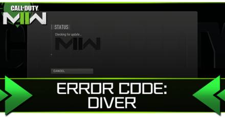 Modern Warfare 2 - Error Code Diver Banner