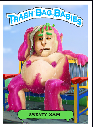 High on Life - Trash Bag Babies #2 - Sweaty Sam Trading Card
