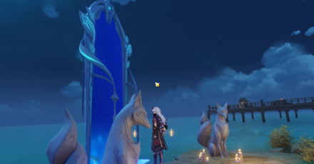 Shatterdark Minigame for Akitsu Kimodameshi Event Guide Shatterdark Challenges - How to Play Shatterdark - Go through the door