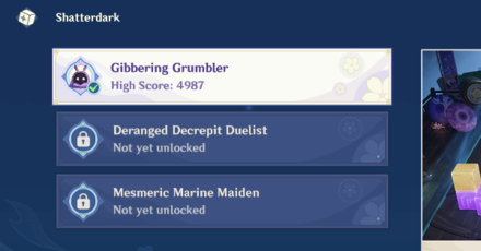 Shatterdark Minigame for Akitsu Kimodameshi Event Guide Shatterdark Challenges - How to Play Shatterdark - Select the stage