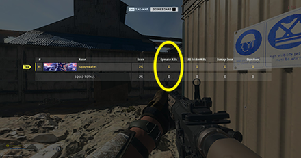 Modern Warfare 2 - Scoreboard Battle Royale Kills