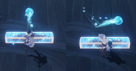 Genshin - How to Play - Serve a Skill-Ball Using a Bar