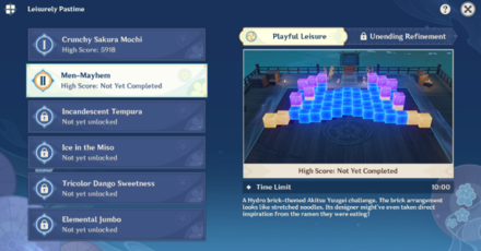 Genshin - Men-Mayhem Playful Leisure