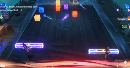 Genshin - Incandescent Tempura - Duplicate balls to hit more bricks