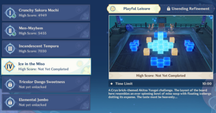 Genshin - Ice in the Miso - Playful Leisure