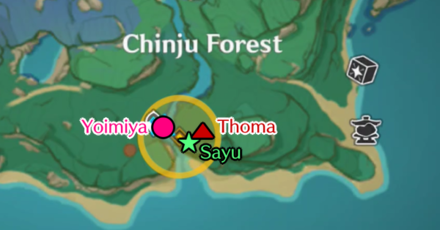 Genshin - Second Test of Courage Partner Locations