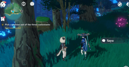 Genshin - Pick a Partner Out of Three Contestants Sayu