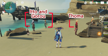 Genshin - The Currents of Life Quest Mikawa Flower Festival Guests 2