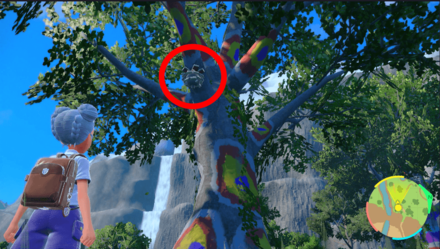 Pokemon Scarlet and Violet - Pokemon on Tree