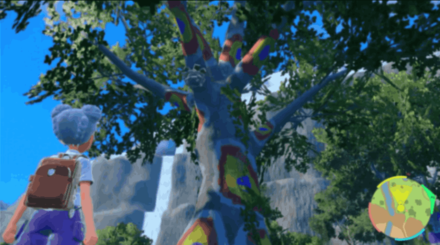 Pokemon Scarlet and Violet - Pokemon on Tree