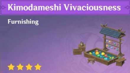 Genshin Impact - How to Get Kimodameshi Vivaciousness Furnishing