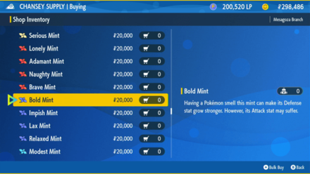 Pokemon Scarlet and Violet SV - Bold Mint