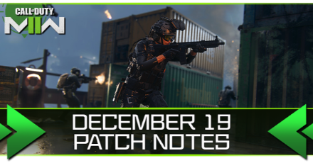 Modern Warfare 2 - December 19 Patch Notes Banner