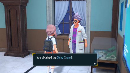 Pokemon Scarlet and Violet SV Jacq Gives Shiny Charm