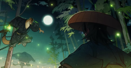 Genshin - Lord Kamai - A friendship between a human and a youkai - sparring.png