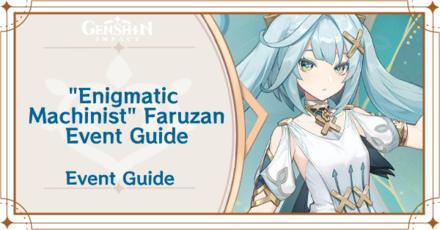 Genshin Impact Enigmatic Machinist Faruzan Top Banner