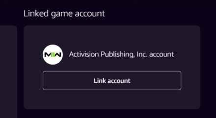 Modern Warfare 2 - Link Activision to Prime Gaming