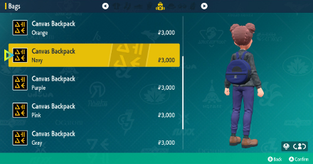 Pokemon Scarlet and Violet Bagins Bag