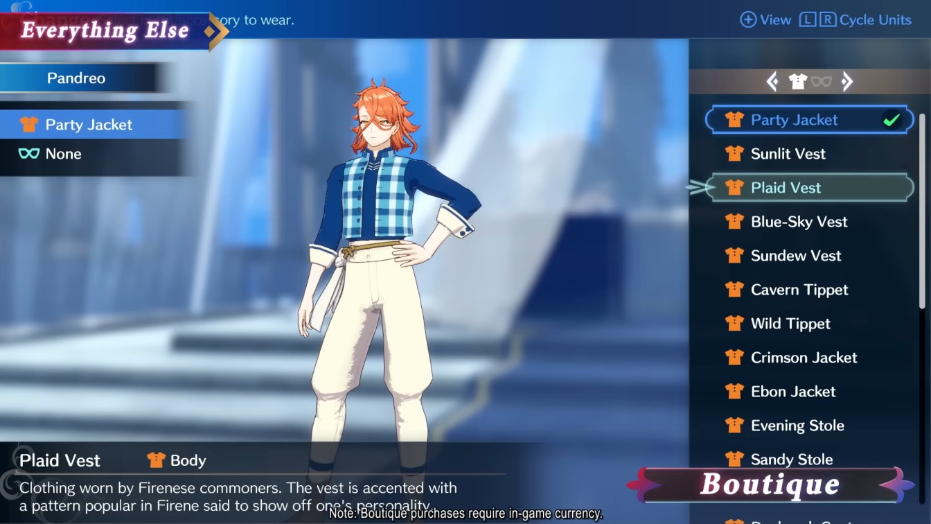 Fire Emblem Engage Boutique