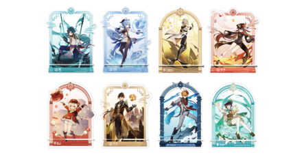 Genshin - Commemoration of Version 3.3 Update Twitter Event - Character Portrait Phone Stand