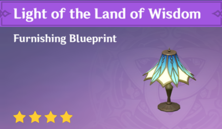 Genshin Impact - How to Get Light of the Land of Wisdom Furnishing