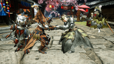 MH Rise Sunbreak - Fist Bump Pose Set