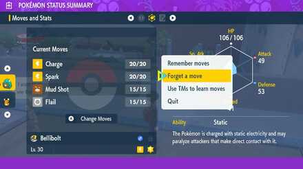 Bellibolt Egg Move, Fourth Step - Pokemon Scarlet and Violet (SV)