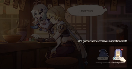 Genshin - How to Play 6 - Get the Writing Paycheck