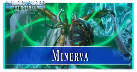 Crisis Core Reunion - Minerva Boss Top Banner
