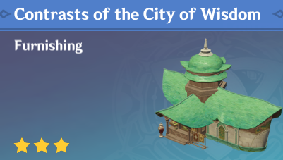 Genshin Impact - How to Get Contrasts of the City of Wisdom Furnishing