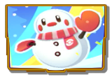 Pokemon UNITE - Snowman Exchange for Scratch Card Button