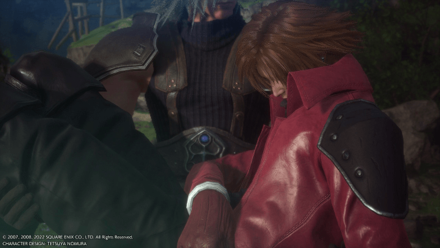 Crisis Core Final Fantasy VII Reunion - Genesis Picked Up by Weiss and Nero