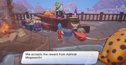 Dragon Quest Treasures - Report Back to Admiral Mogsworth