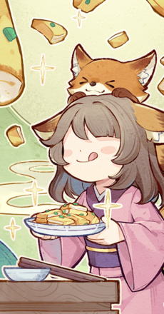 Genshin - Day 4 Kitsune Youkai Theme - Bring Forth the Fried Tofu!