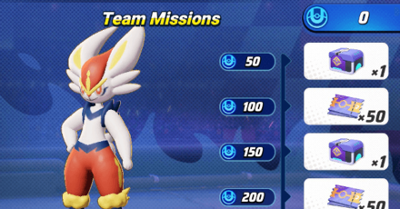 Pokemon UNITE - Blue Team Missions