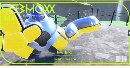 Pokemon Scarlet and Violet - Iron Hands Pokedex.png