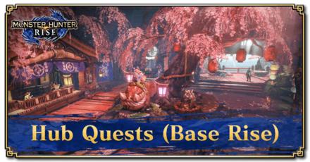 MH Rise - Hub Quests Base Rise Banner