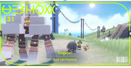 Pokemon Scarlet and Violet - Garganacl Pokedex