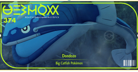 Pokemon Scarlet and Violet - Dondozo Pokedex
