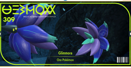 Pokemon Scarlet and Violet - Glimmora Pokedex
