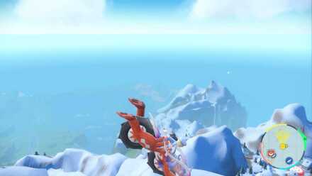 Pokemon Scarlet and Violet (SV) - Koraidon Falling with joystick tilted