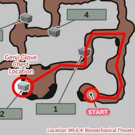Crisis Core Reunion - Genji Glove Chest Location M9-6-4