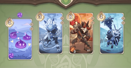 Genshin Impact How to Defeat Elham in a Genius Invokation Duel - Deal AoE Damage As Much as Possible