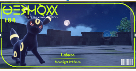 Pokemon Scarlet and Violet - Umbreon Pokedex